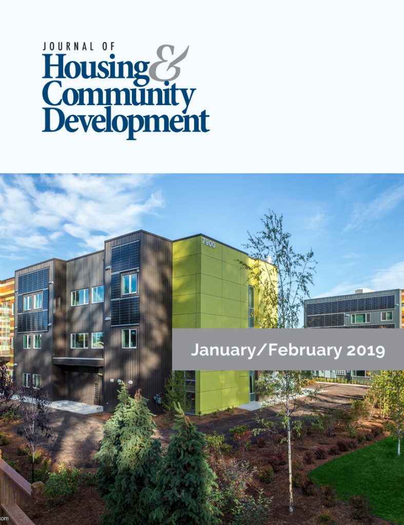 January/February 2019 Journal of Housing Cover