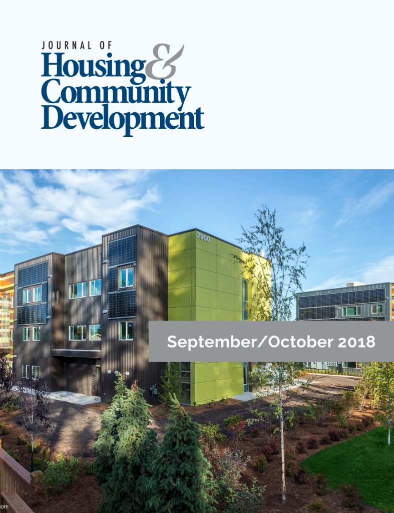 September/October 2018 Journal of Housing Cover